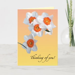 Daffodil Birthday Card Kaart
