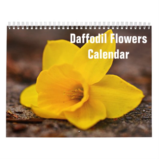 Daffodil Bloemen 2025 Kalender (Hoes)