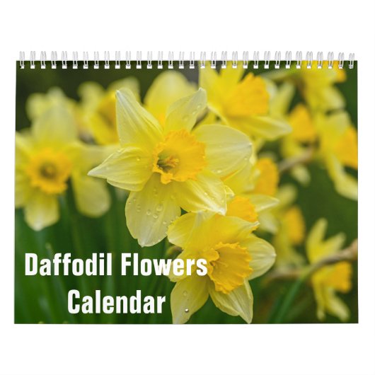 Daffodil Bloemen Bloemen 2025 Kalender (Hoes)