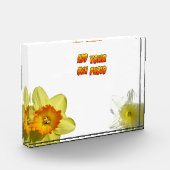 Daffodil Bloemen Cust. Fotoblok (Links)