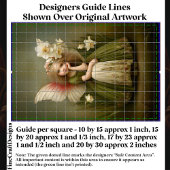 Daffodil Bloemenmeisje Fairy In Groene DL5R Decoup Tissuepapier