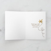  Daffodil Bouquet voor het denken van jou Kaart (Binnen)