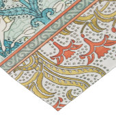 Daffodil chintz art nouveau bloem behang korte tafelloper (Hoek)