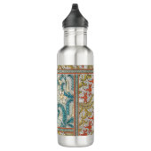 Daffodil chintz art nouveau bloem behang waterfles  (Rechts)