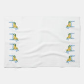 Daffodil Dala Horse MoJo Kitchen handdoek (Horizontaal)