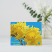 Daffodil Days Briefkaart (Staand voorkant)
