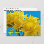 Daffodil Days Briefkaart (Voorkant / Achterkant)