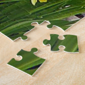 Daffodil en Hydrangea Garden Jigzaag Puzzle Legpuzzel (Zijkant)