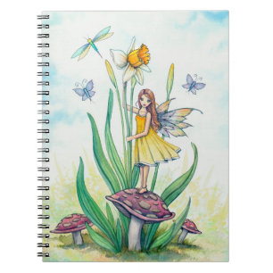Daffodil Fairy Fantasy Art Notitieboek