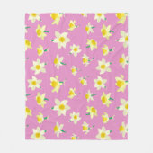 Daffodil. Fleece Deken (Voorkant)