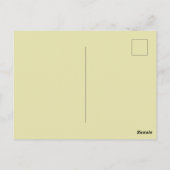 Daffodil Floral New Address Briefkaart we move (Achterkant)