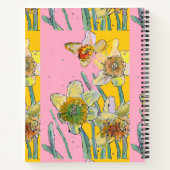 Daffodil Floral Waterverf Notitieboek Journal (Achterkant)