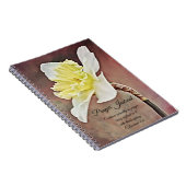 Daffodil Flower Art Prayer Journal Notitieboek (Rechterzijde)