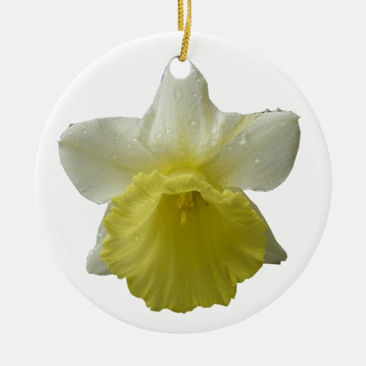 Daffodil Flower Ornament (Voorkant)