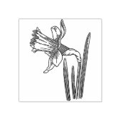 Daffodil Flower Rubber stamp Rubberstempel (Afrduk)