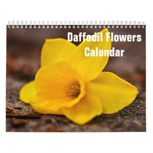 Daffodil Flowers 2025 Calendrier