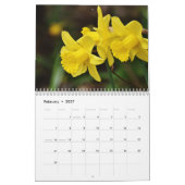 Daffodil Flowers 2025 Calendrier (Feb 2027)