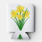 Daffodil Flowers Blikjeskoeler (Achterkant)