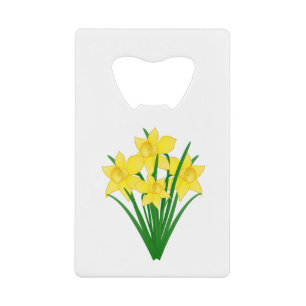 Daffodil Flowers Kredietkaart Flessenopener