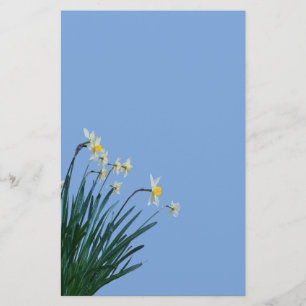 Daffodil Flowers Stationery Briefpapier
