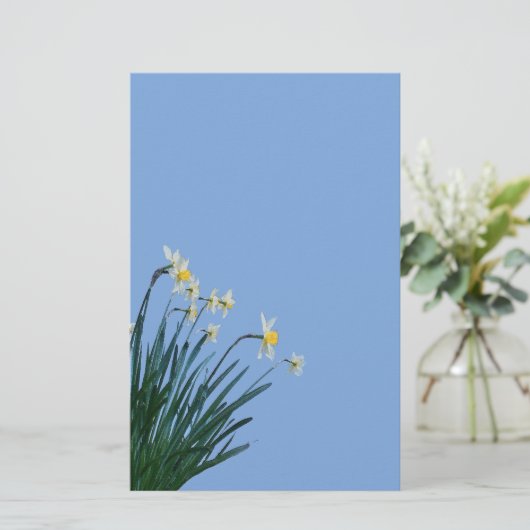 Daffodil Flowers Stationery Briefpapier (Staand voorkant)