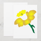 Daffodil Kaart (Voorkant / Achterkant)