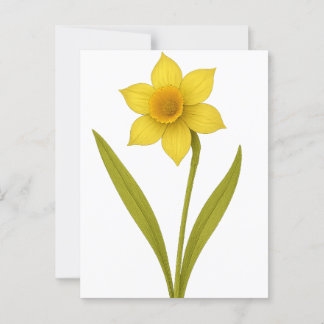 Daffodil - Ongeëvenaarde liefde, zon Briefkaart