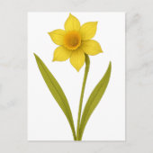 Daffodil - Ongeëvenaarde liefde, zon Briefkaart (Voorkant)