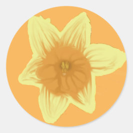 Daffodil Oranje gele Stickers