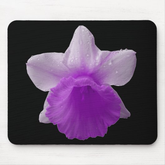 Daffodil Paars Mousepad Muismat (Voorkant)