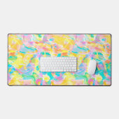 Daffodil Pastel Jaune Abstrait (Clavier et souris)