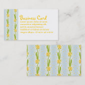 Daffodil Pattern Visitekaartje (Voorkant / Achterkant)