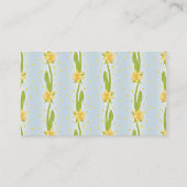 Daffodil Pattern Visitekaartje (Achterkant)