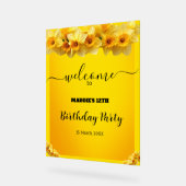 Daffodil personnalisable Mars Fleur de naissance A (Angle)