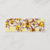 Daffodil photo Cartes de visite floraux (Dos)