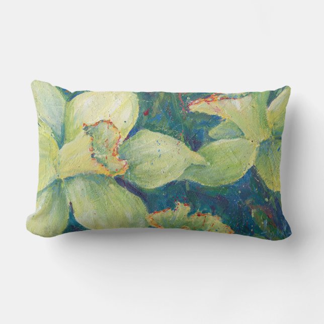 Daffodil Pistachio Pillow Kussen (Voorkant)