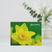 Daffodil Postcard Briefkaart (Staand voorkant)
