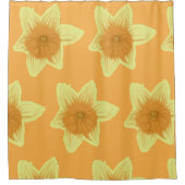 Daffodil rideau de douche orange et jaune (Devant)