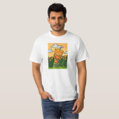 Daffodil Robot T-shirt (Voorkant volledig)