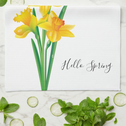 Daffodil Serviette de cuisine (Plié)