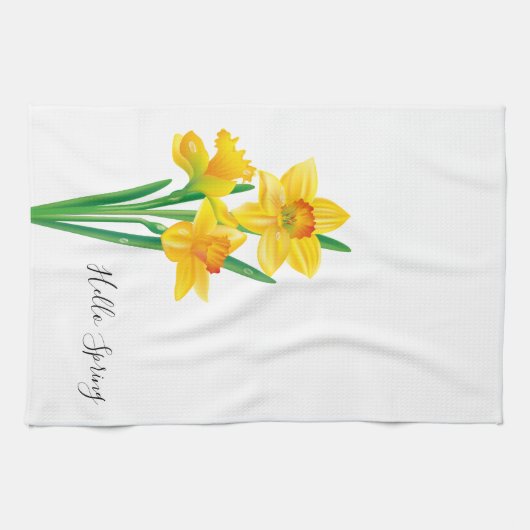 Daffodil Serviette de cuisine (Horizontal)