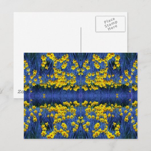 Daffodil Spring Fantasy Briefkaart (Voorkant / Achterkant)