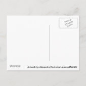 Daffodil Spring Fantasy Briefkaart (Achterkant)