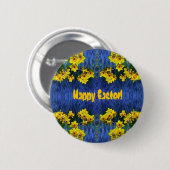 Daffodil Spring Fantasy Ronde Button 5,7 Cm (Voorkant /achterkant)