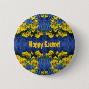 Daffodil Spring Fantasy Ronde Button 5,7 Cm