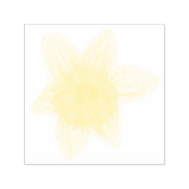 Daffodil Stamp Zelfinktende Stempel
