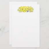 Daffodil Stationery Briefpapier (Voorkant / Achterkant)