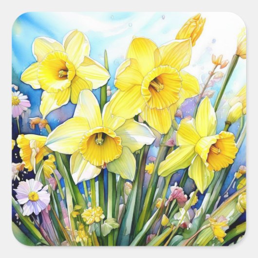 Daffodil Stickers (Voorkant)