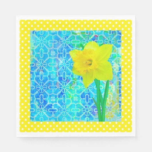 Daffodil Sunshine Servet (Voorkant)