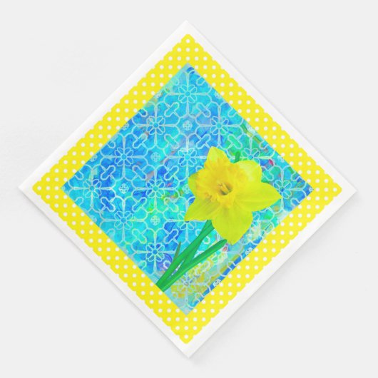 Daffodil Sunshine Servet (Hoek)